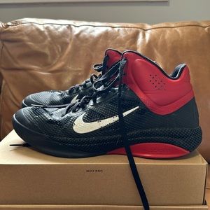 Nike Black and Red Men's Shoes